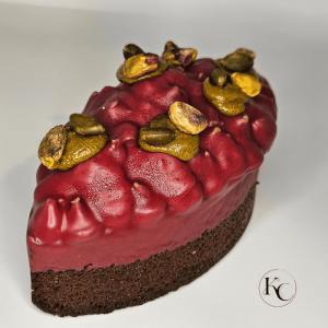 Cake pistache framboise - Kawacream pâtisserie artisanale
