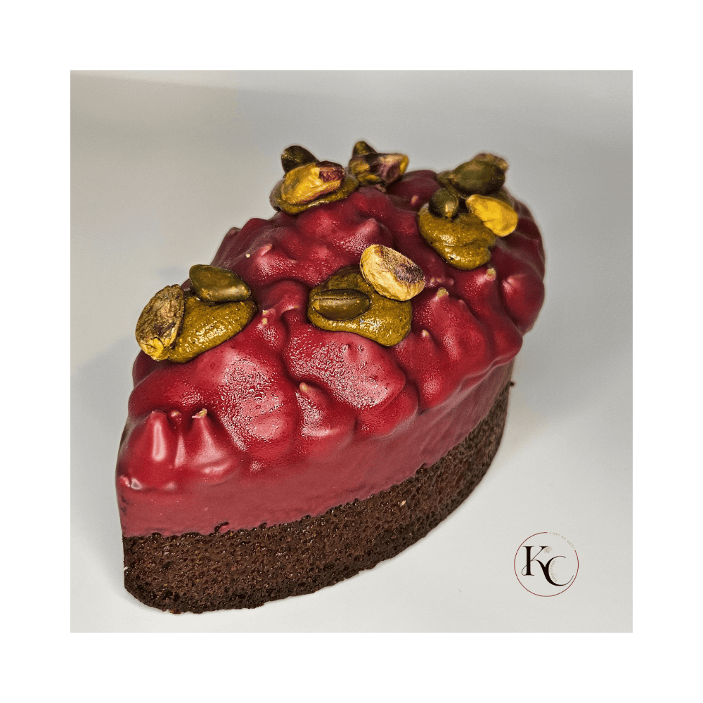 Cake pistache framboise - Kawacream pâtisserie artisanale