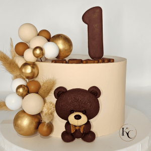 Cake design ourson - Kawacream