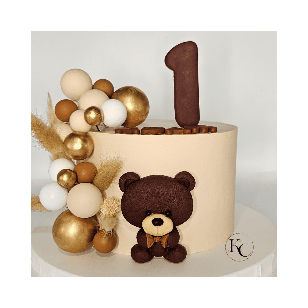 Cake design ourson - Kawacream
