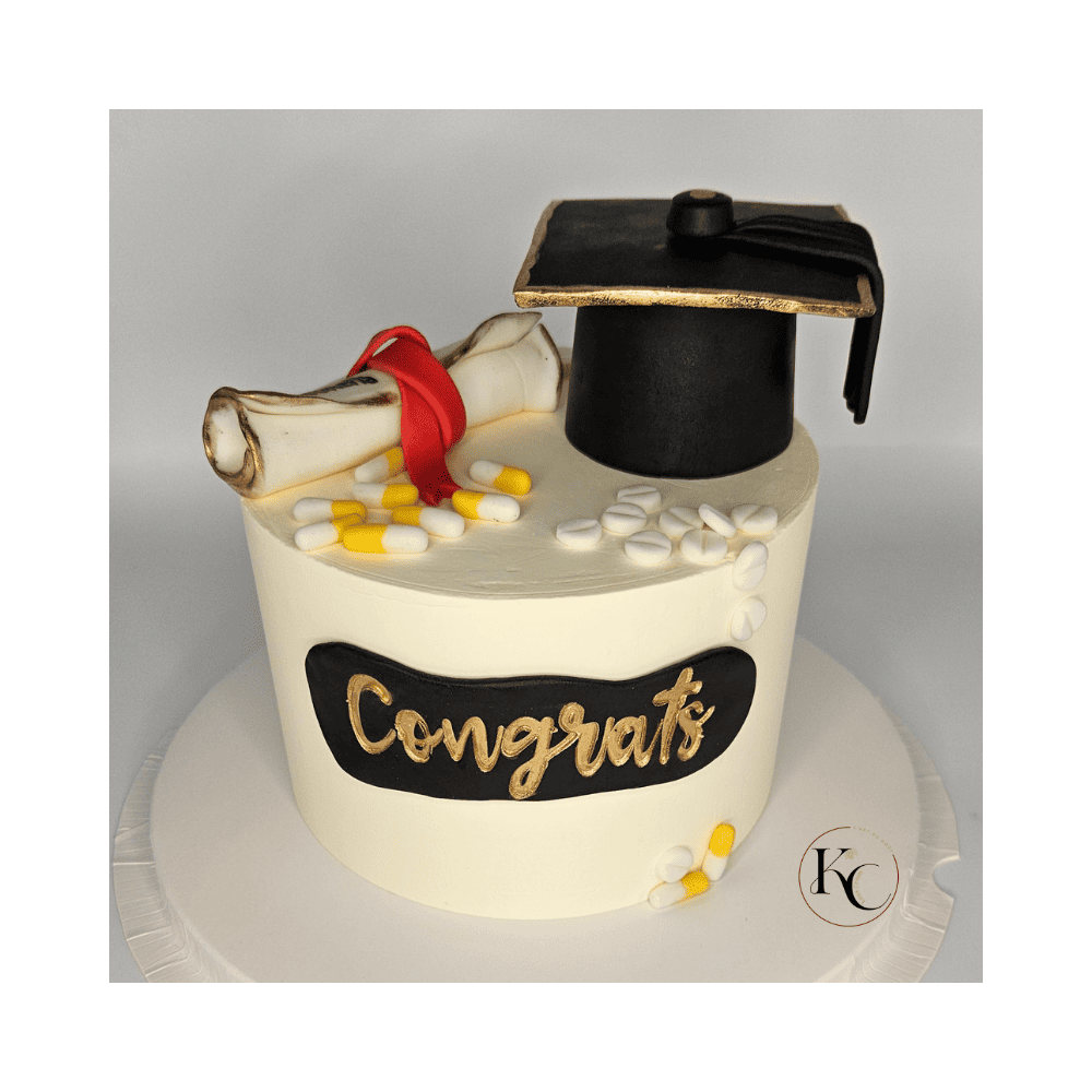 Cake design diplôme - Kawacream