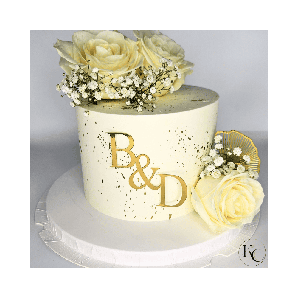 Cake design fleurs - Kawacream