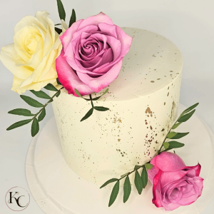 Cake design fleurs - Kawacream